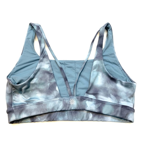 Athleta Exhale Sports Bra - Serene Riviera Blue - Picture 8 of 10